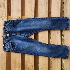 Men's Wrangler 20x Style 42 Vintage Boot Blue Jeans  33x30